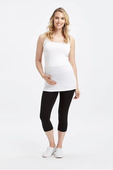 3/4 Organic Bamboo Maternity Leggings